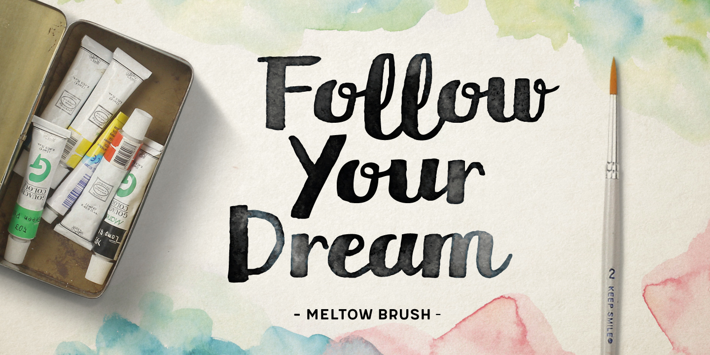 Meltow Brush Rust Font preview